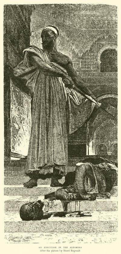 Eine Hinrichtung in der Alhambra von English School