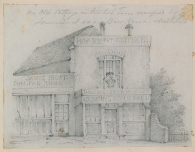 Ein altes Cottage in Kentish Town von English School