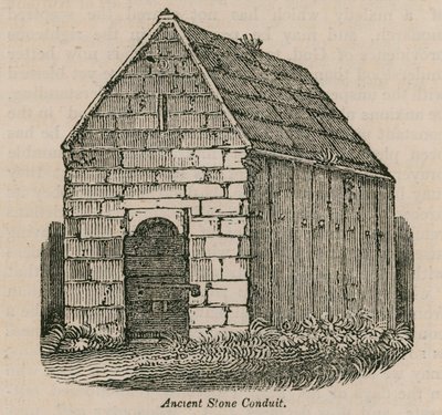 Antiker Steinwasserkanal von English School