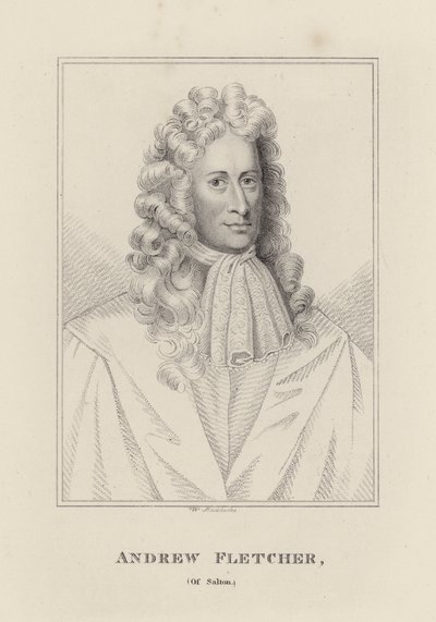 Andrew Fletcher (Gravur) von English School