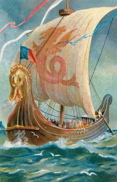 Angelsächsisches Schiff von English School