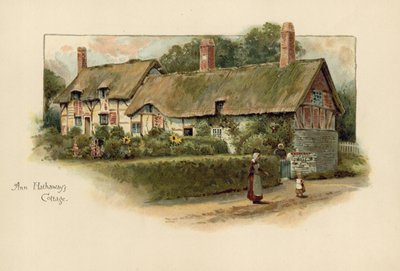 Ann Hathaways Cottage in Shottery von English School