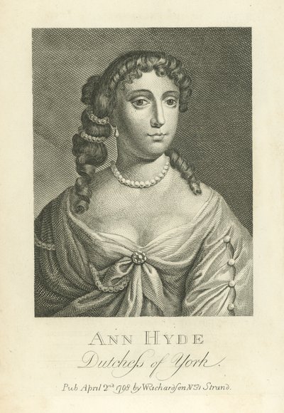 Ann Hyde, Herzogin von York von English School