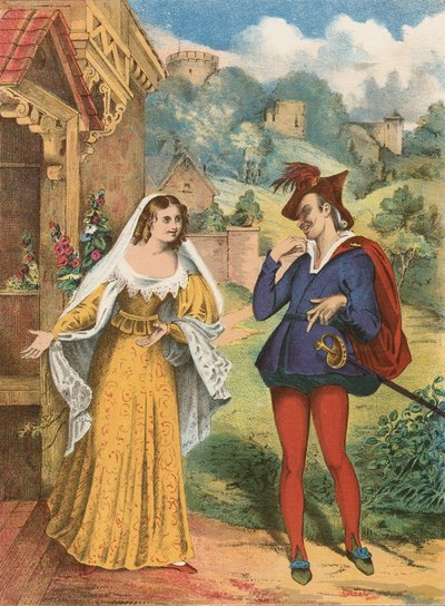 Anne Page und Slender von English School