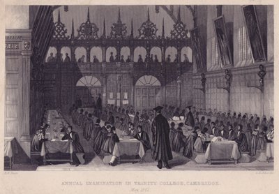 Jährliche Prüfung am Trinity College, Cambridge, Mai 1842 von English School