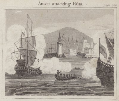 Anson greift Paita an von English School