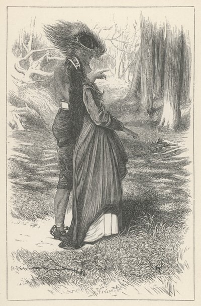 Aphra Behn, Oroonoko und Imoinde (Stich) von English School