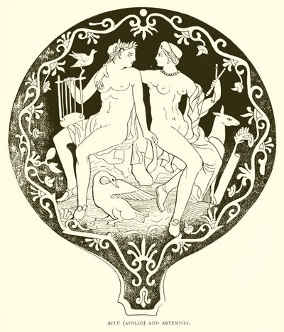 Aplu (Apollo) und Artemisia von English School
