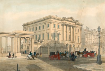 Apsley House und Eingang zu Hyde Park Corner, Piccadilly, London von English School