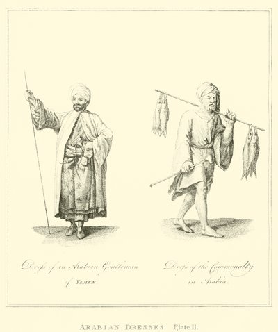 Arabische Kleider (Stich) von English School