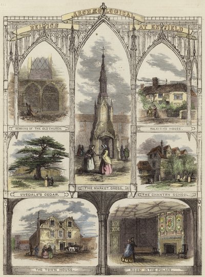 Archäologische Relikte in Enfield von English School