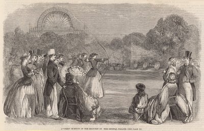 Bogenschießen im Gelände des Crystal Palace von English School