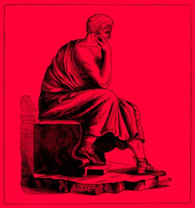 Aristoteles, Illustration aus Die illustrierte Geschichte der Welt, veröffentlicht um 1880 (digital verbessert) von English School
