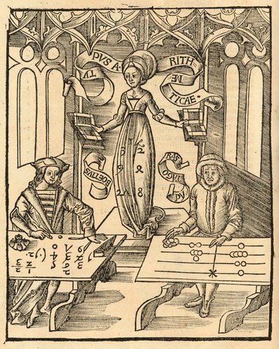 Arithmetica aus der Margarita Philosophica von Gregor Reisch von English School
