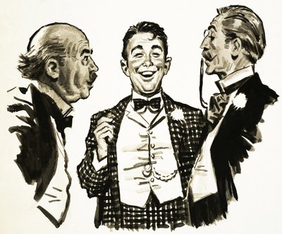 Arnold Bennett: eine Szene aus The Card von English School