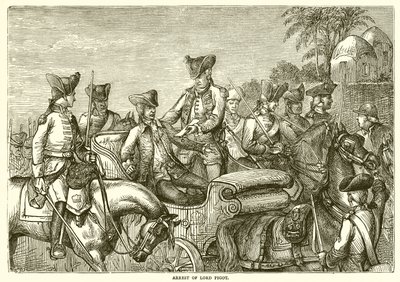 Verhaftung von Lord Pigot (1776) von English School