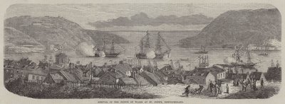 Ankunft des Prinzen von Wales in St. John
