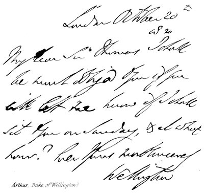Arthur (Herzog von Wellington) von English School