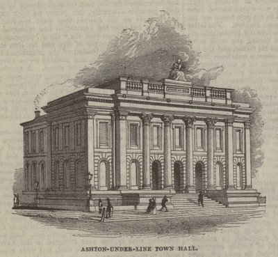 Rathaus von Ashton-under-Lyne von English School