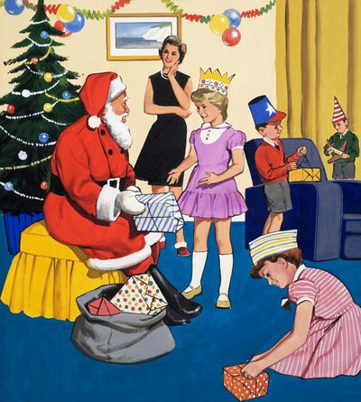 Auf einer Weihnachtsfeier von English School