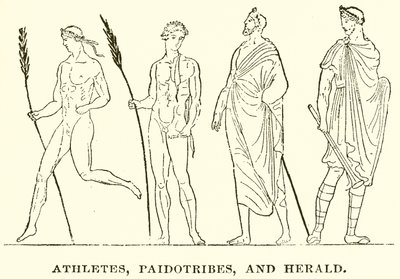 Athleten, Paidotribes und Herold von English School