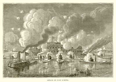 Angriff auf Fort Sumter von English School