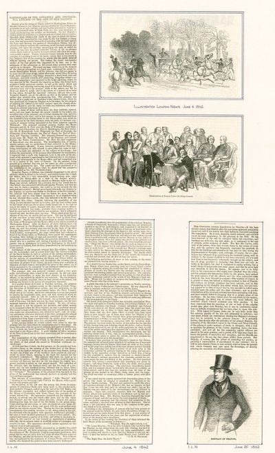 Attentat auf Königin Victoria, 1842 von English School