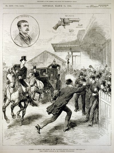 Versuch, die Königin am Bahnhof Windsor zu erschießen, aus 