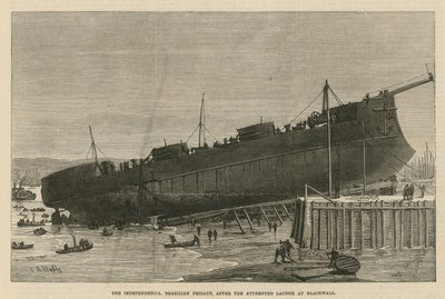 Versuchter Stapellauf der Independencia von English School