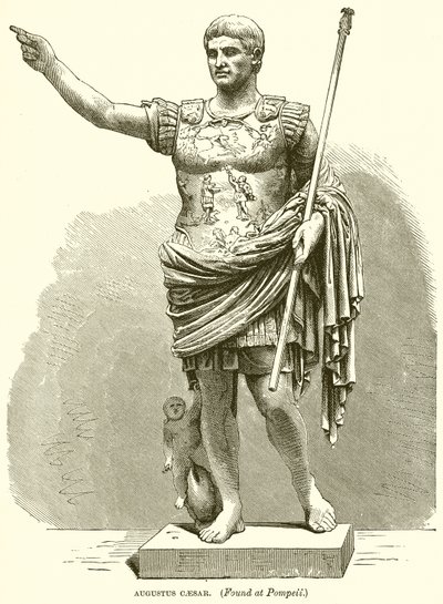 Augustus Caesar (gefunden in Pompeji) von English School