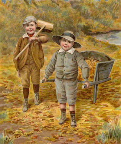 Herbstblätter von English School