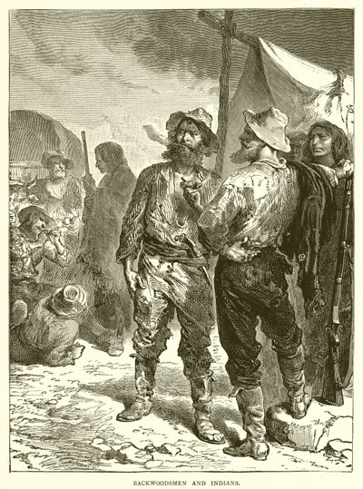 Waldläufer und Indianer von English School