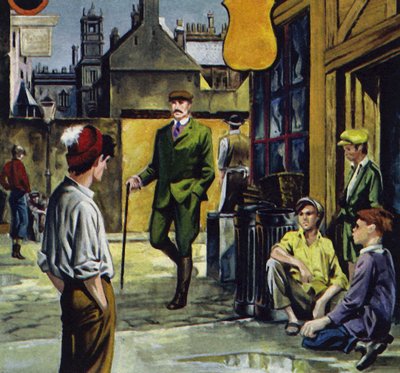 Baden-Powell war entsetzt über den Anblick von elenden, ungesunden Jugendlichen von English School