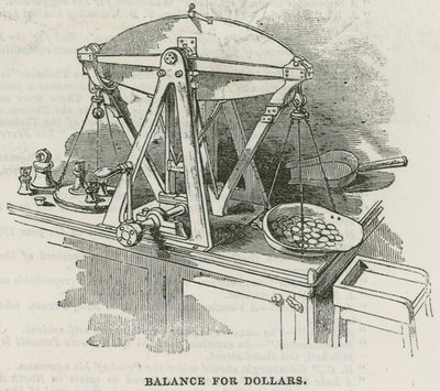 Bank of England, Bullion Office und Goldwägestube von English School