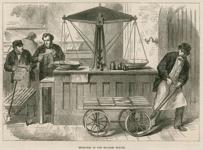 Bank of England, Bullion Office und Goldwägestube von English School