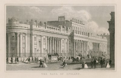Bank of England, Sir John Soanes Südfront, 1823 von English School