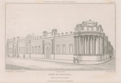 Bank of England, Sir John Soanes Fassaden von English School