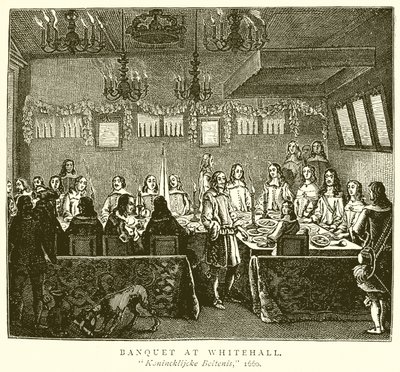 Bankett in Whitehall von English School