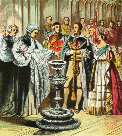 Taufe des Prinzen von Wales von English School