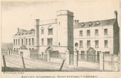 Baptistische Akademische Institution, Stepney, London von English School