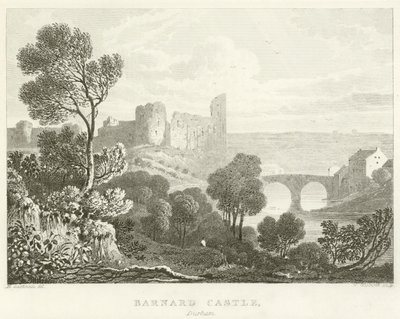 Barnard Schloss, Durham (Stich) von English School