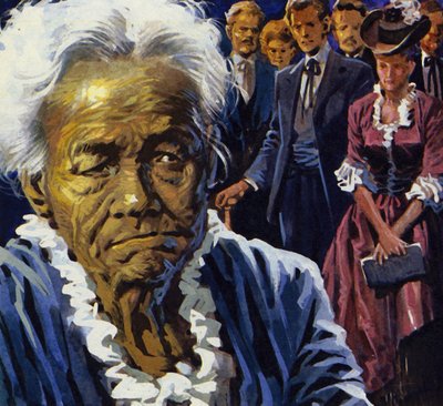Barnum hörte von Joyce Heth, stellte sie aus und machte ein Vermögen von English School