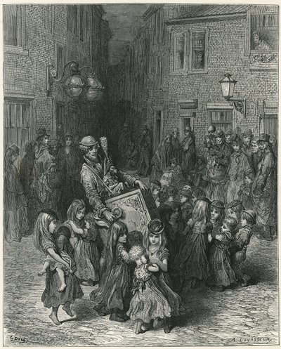 Drehorgel von English School