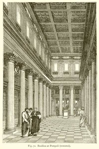 Basilika in Pompeji (restauriert) von English School