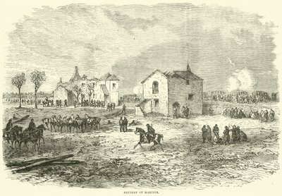 Batterie der Marinesoldaten, Dezember 1870 von English School