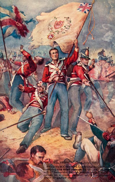 Schlacht von Salamanca, 22. Juli 1812 von English School