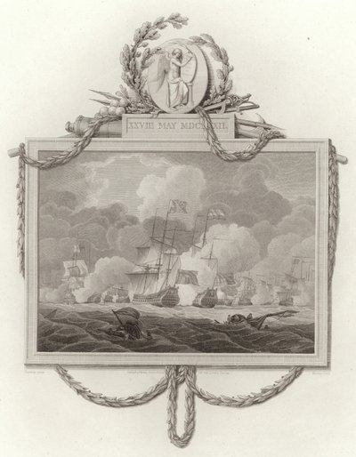 Schlacht von Solebay, 28. Mai 1672 von English School