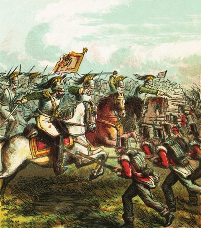 Schlacht von Waterloo von English School