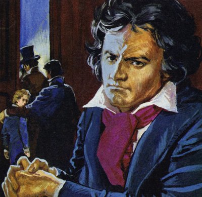 Beethoven war beeindruckt, als Liszt im Alter von 11 Jahren für ihn spielte von English School