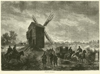 Vor Orleans, November 1870 von English School